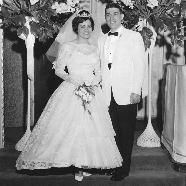 Ike and Lily's Wedding Portrait, 1962. Image courtesy Ike Azose.