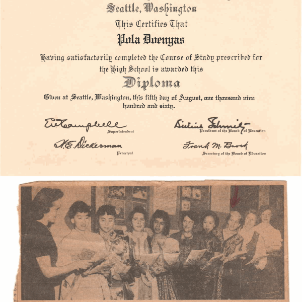 Diploma from Edison Technical School, 1960
