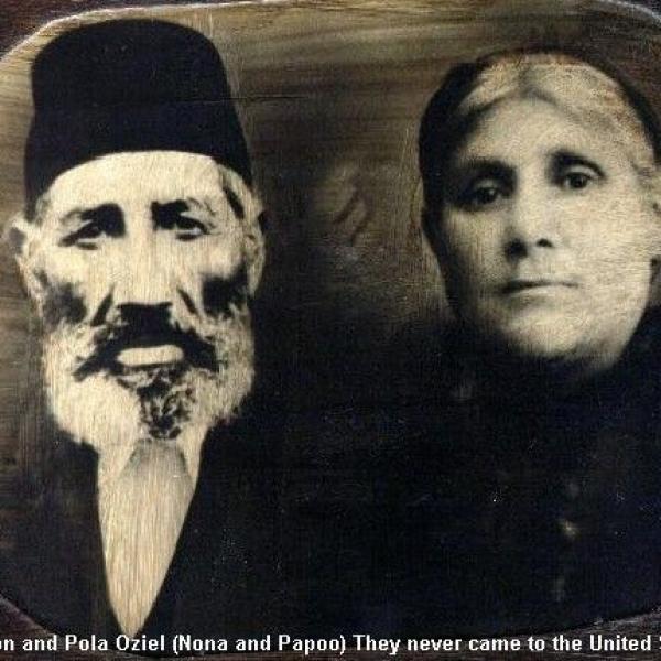 Pola's grandparents, Solomon and Pola Uziel