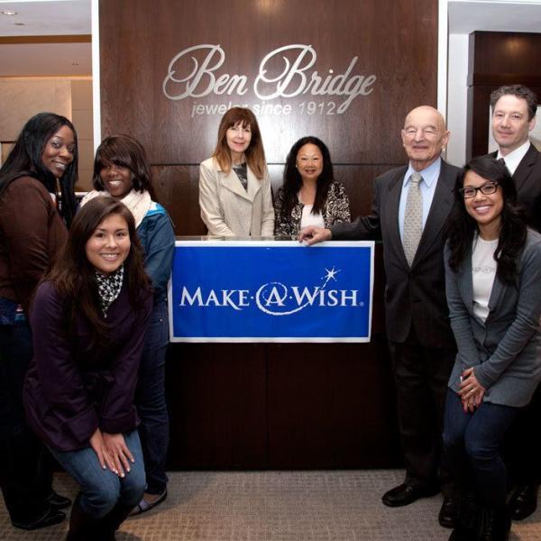 Make-A-Wish at Ben Bridge Jeweler in Downtown Seattle, March 2013. Image courtesy Ben Bridge Jeweler.