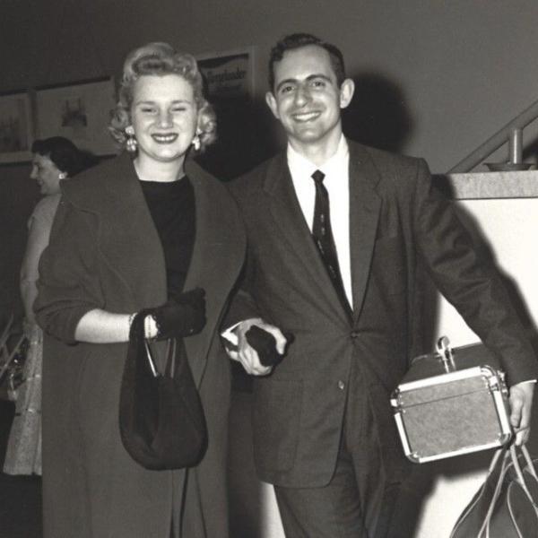 Ed and Sylvia in the mid-1950s