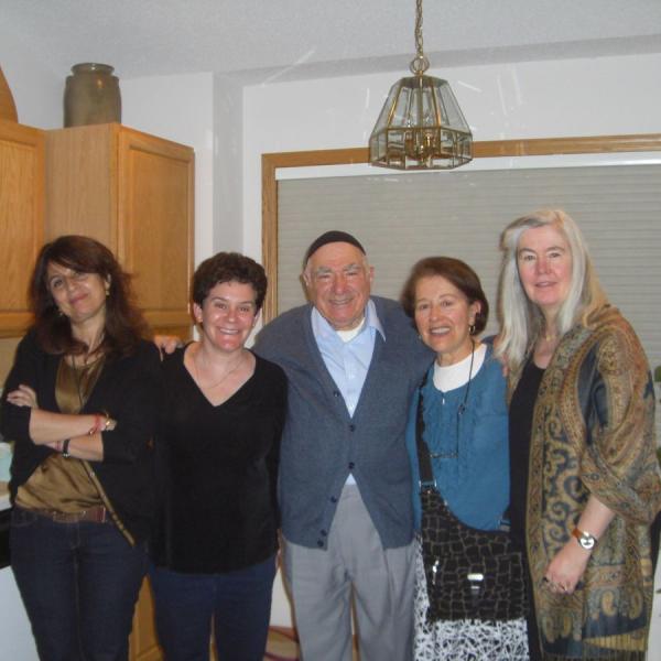 Esther Bendahan (far left) Ike and Elisa (middle) and Maureen Jackson (right), 2012. Image courtesy Ike Azose.