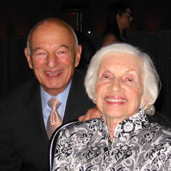 Herb and Shirley Bridge at a holiday party in 2006. Image Courtesy Bridge Family. 