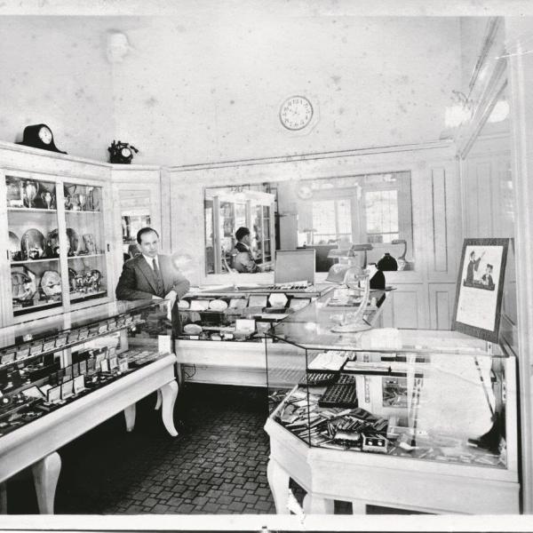 Sam Silverman in Ben Bridge Jeweler. 