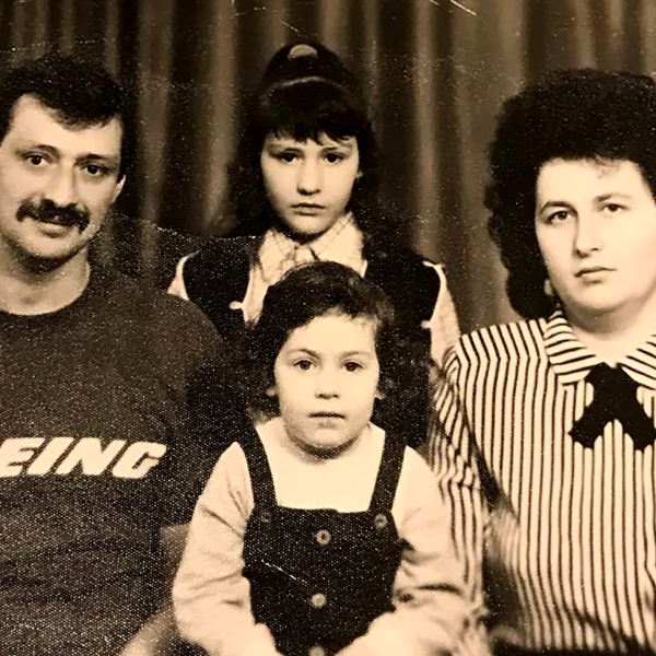 Zoya's family before leaving Belarus in mid to late1980's.
