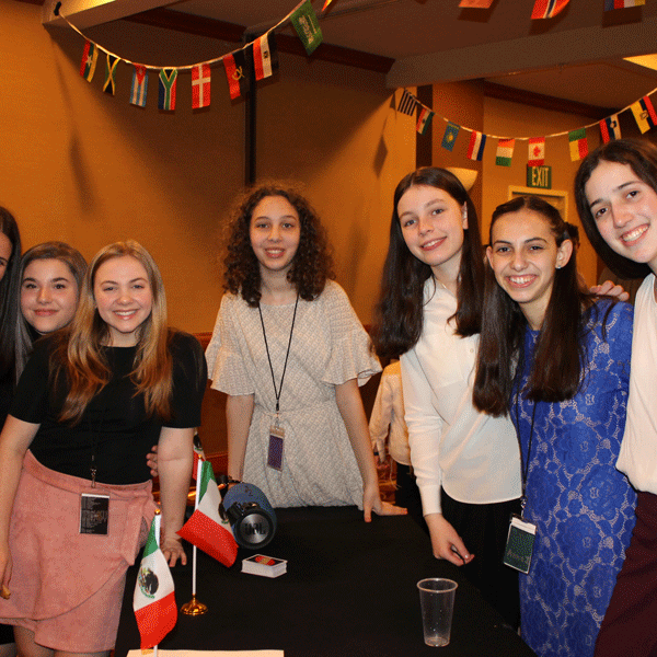 Students participating in the Teen NCSY Youth Group  Courtesy of Samis Foundation