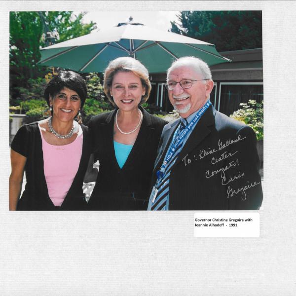 Gortler with Governor Gregoire