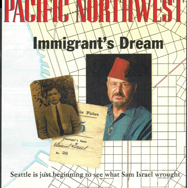 Sam is featured on the cover of Seattle Times, Pacific Northwest Magazine, “Immigrant’s Dream,” April 11, 1999.
