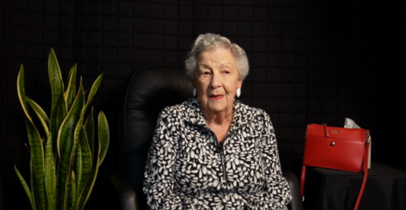 Joan Hirschberg attended the Oral History Happy Hours event in May, 2025. 