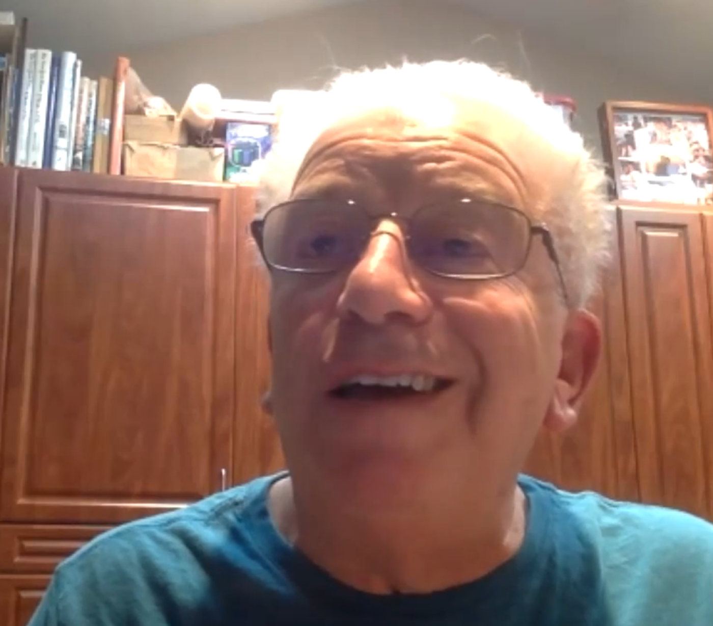 Rodney Waldbaum was interviewed in his home in 2021.