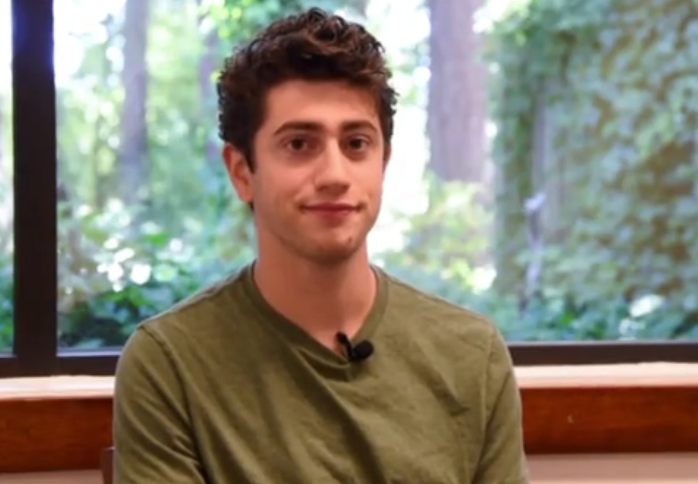 Avi Schiffman being interviewed for "Lights in the World" in 2022.