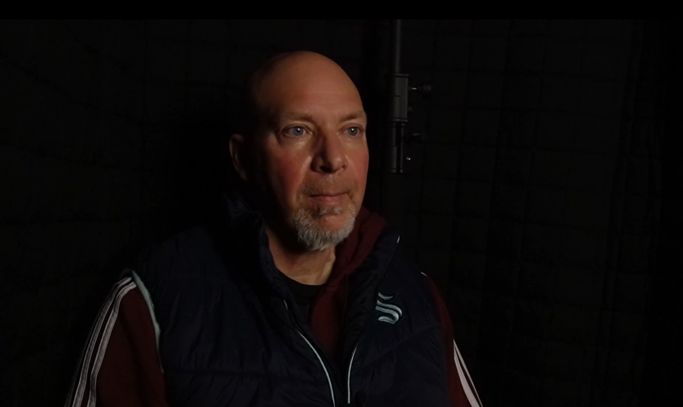 Paul Regelbrugge at the Seattle Jewish Film Festival's Story Booth