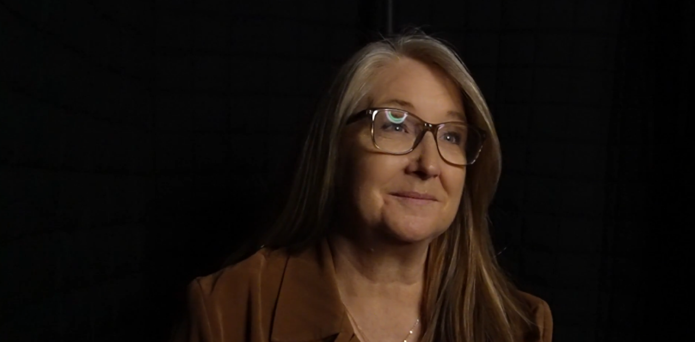 Kristine Hoover at the Seattle Jewish Film Festival Story Booth