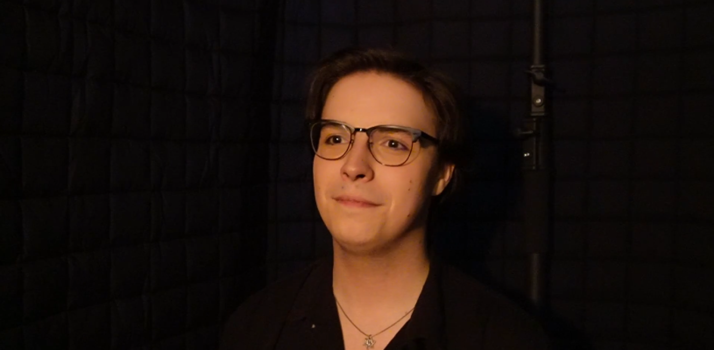 Dov Matthews was interviewed at the Whidbey Island Center for the Arts in April, 2025