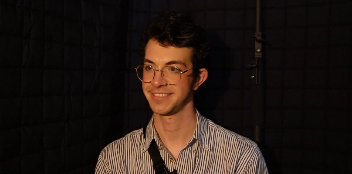 EJ Bergevin was interviewed at the Whidbey Island Center for the Arts in April, 2025