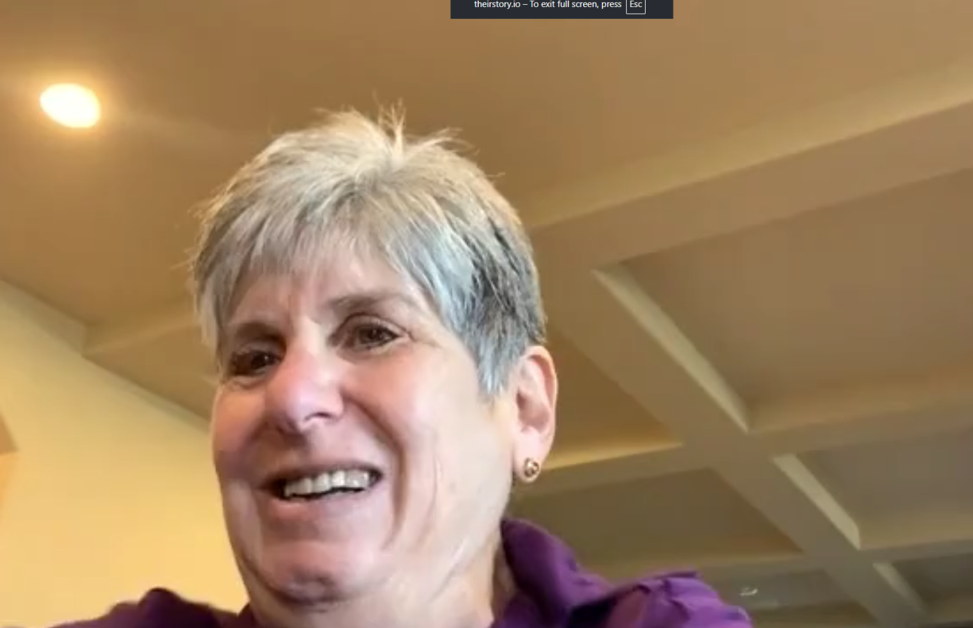 Deborah Calderon was interviewed remotely in 2021