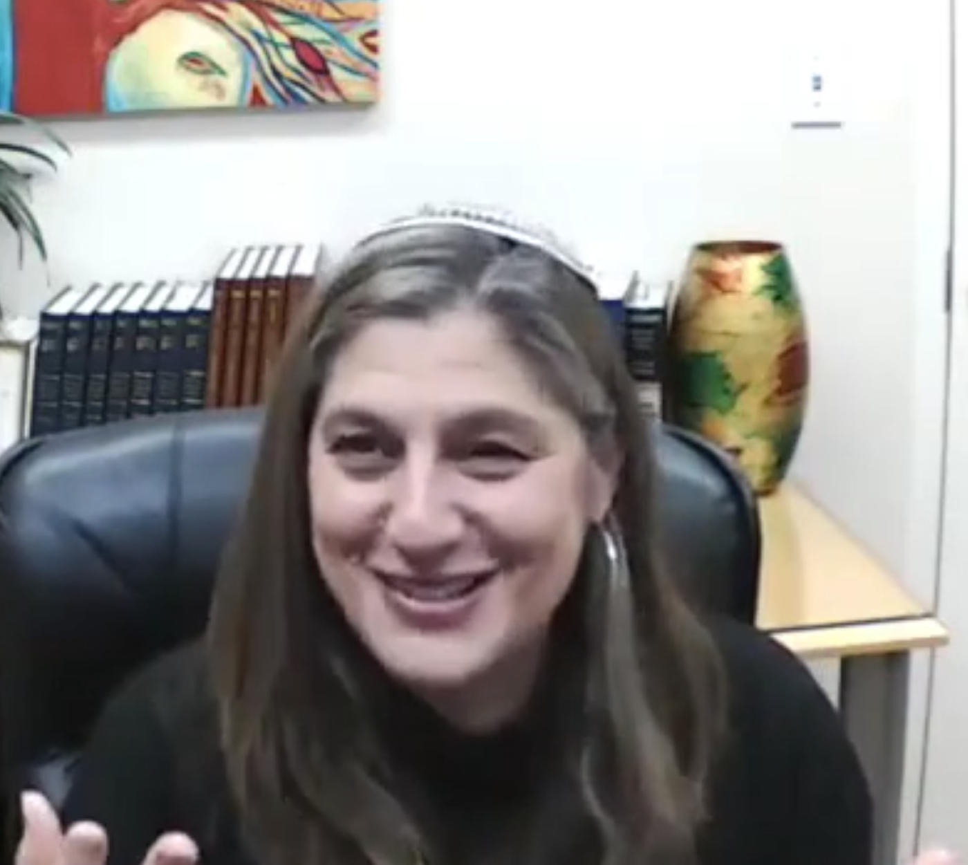 Rabbi Tamar Malino was interviewed remotely in 2021