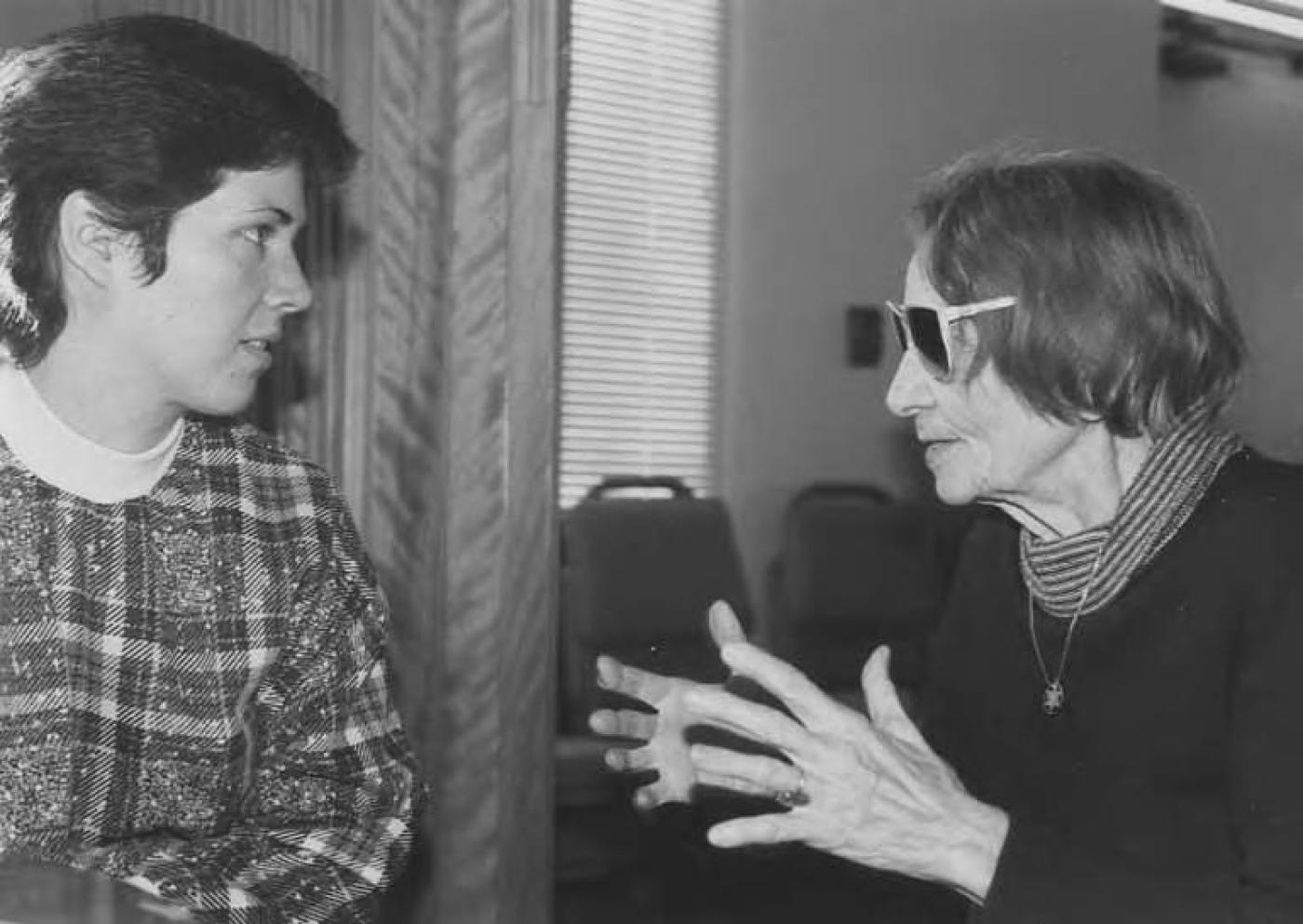Adel Rosenberg and Jocelyn Robuck, between 1980 and 1990.