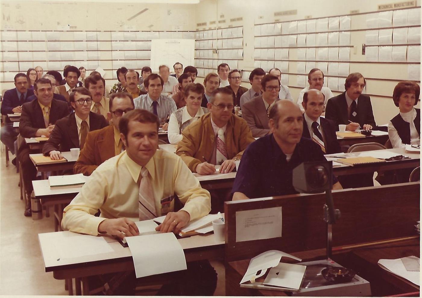 Ike Azose at Boeing, 1974. Image courtesy Ike Azose.