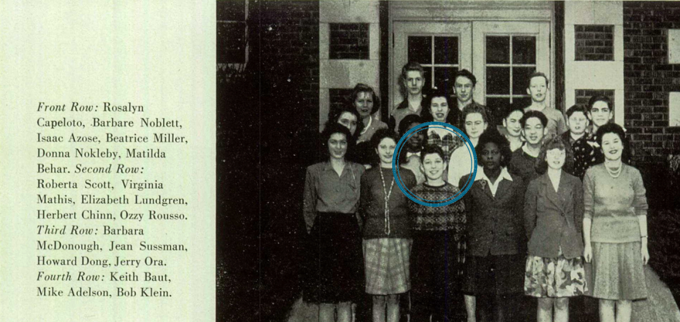 Garfield High School Yearbooks 1944-1945  Image Courtesy of Seattle Public Schools Archive