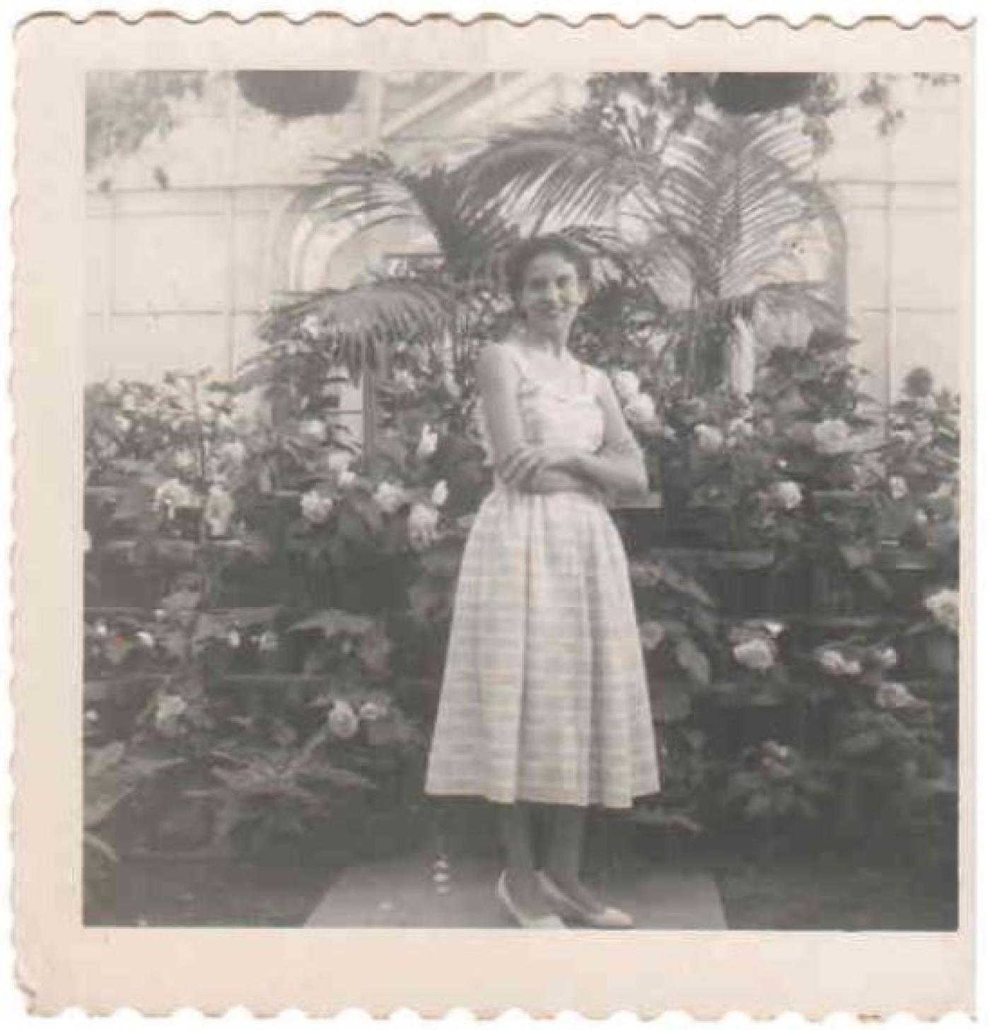 Pola at the Volunteer Park Greenhouse