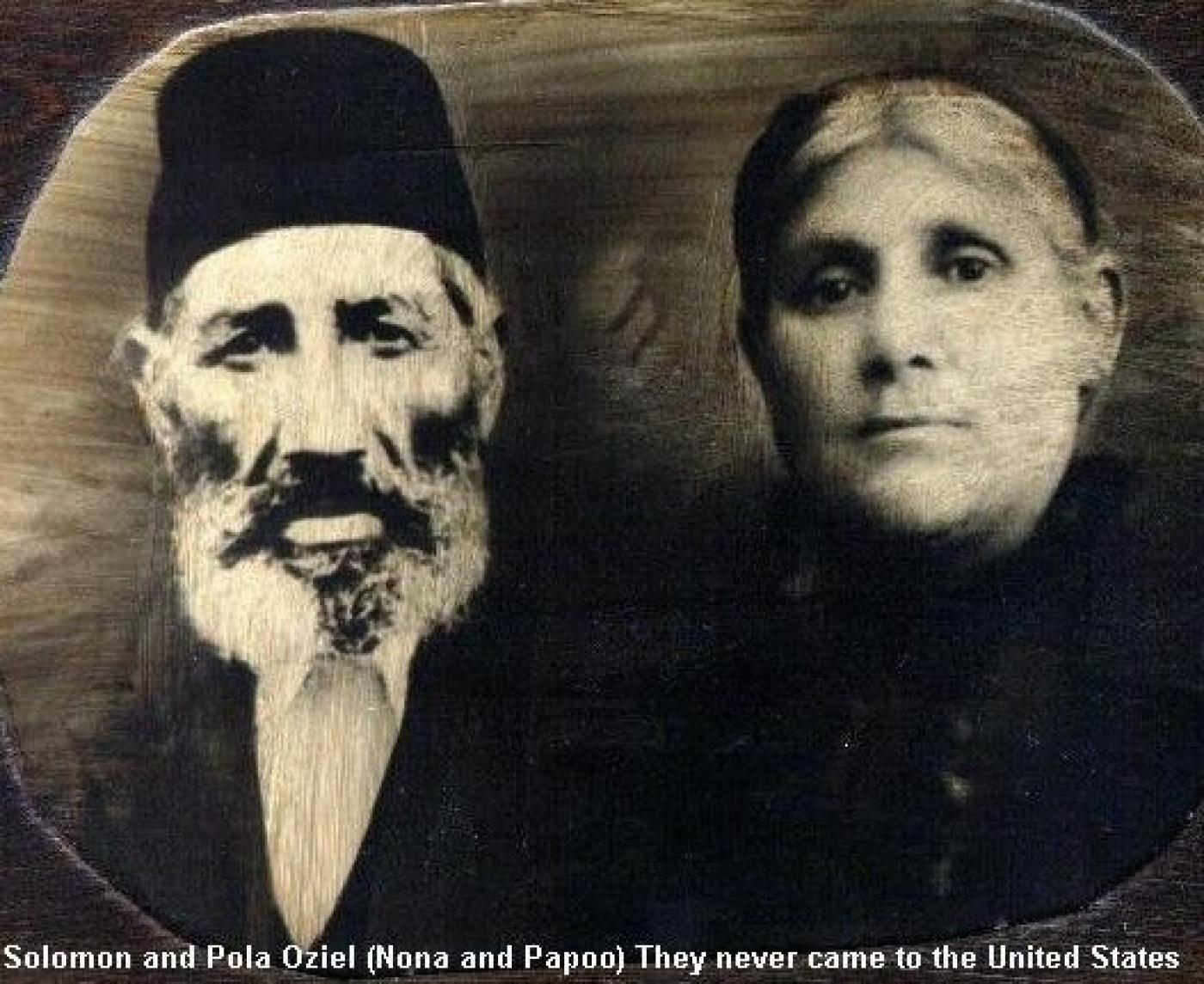 Pola's grandparents, Solomon and Pola Uziel