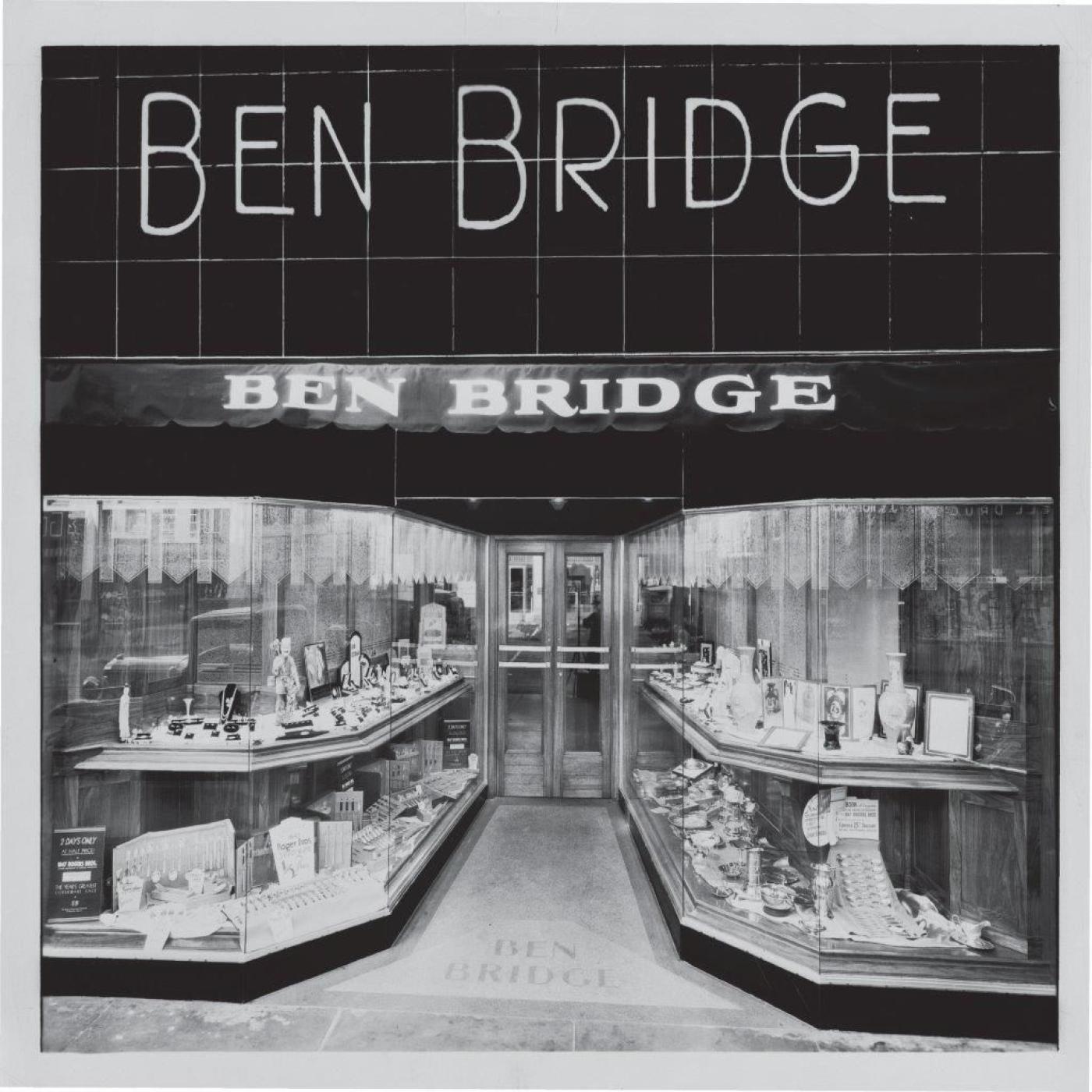 Ben Bridge Jeweler in 1939. Photo Courtesy Bridge Family.