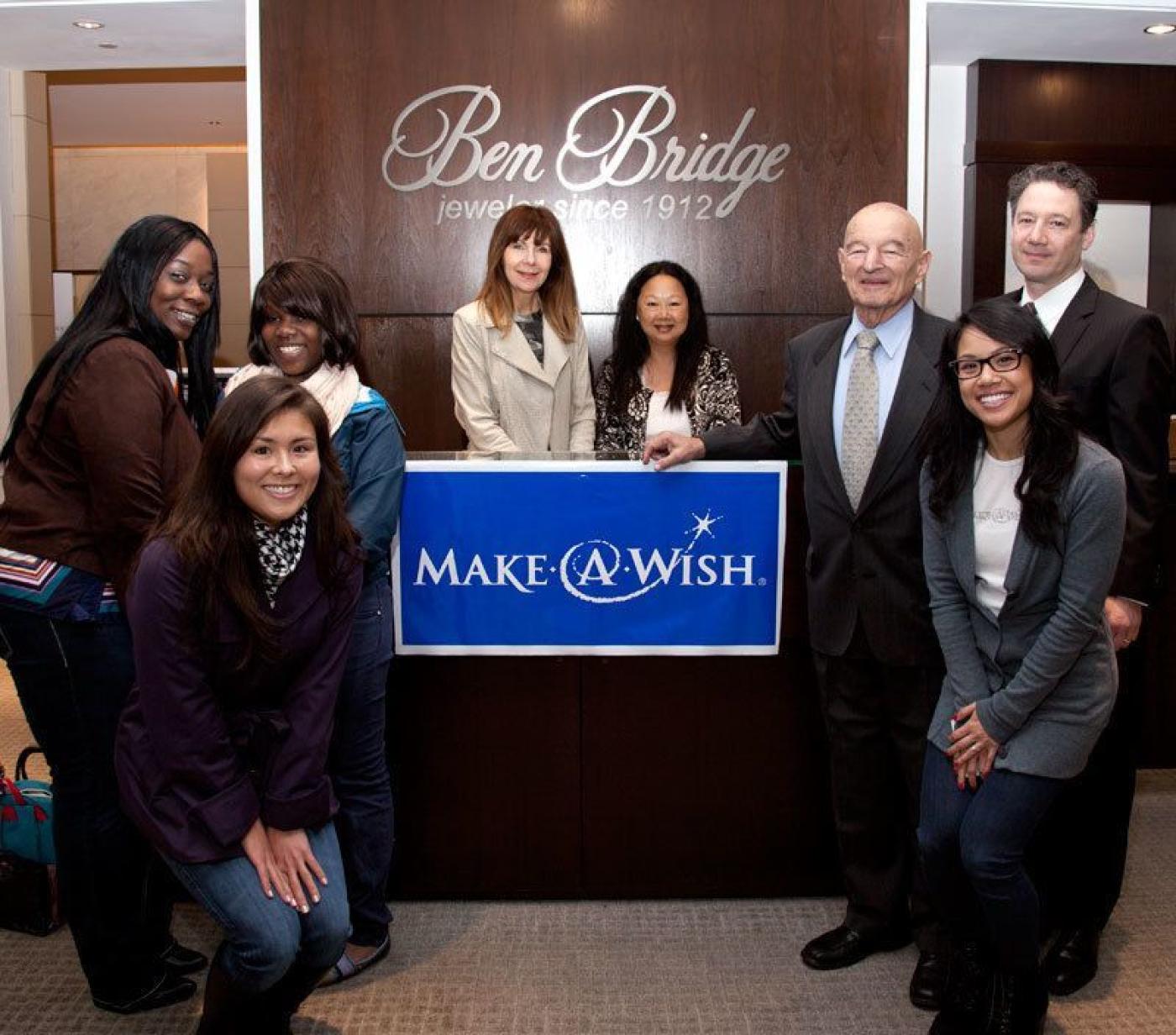 Make-A-Wish at Ben Bridge Jeweler in Downtown Seattle, March 2013. Image courtesy Ben Bridge Jeweler.