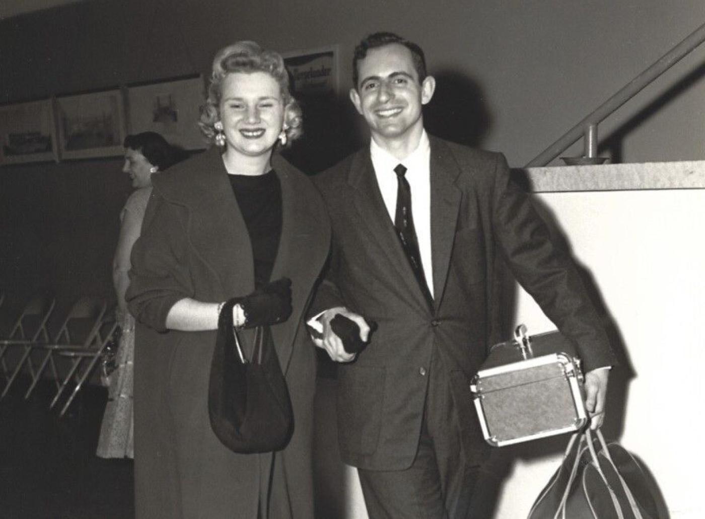 Ed and Sylvia in the mid-1950s