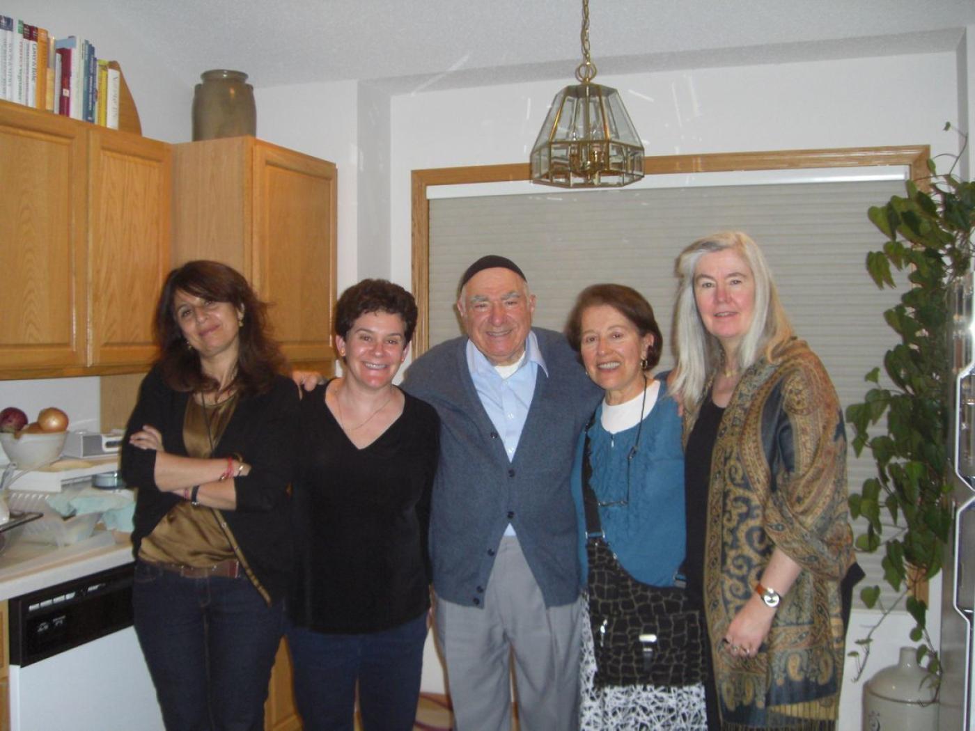Esther Bendahan (far left) Ike and Elisa (middle) and Maureen Jackson (right), 2012. Image courtesy Ike Azose.