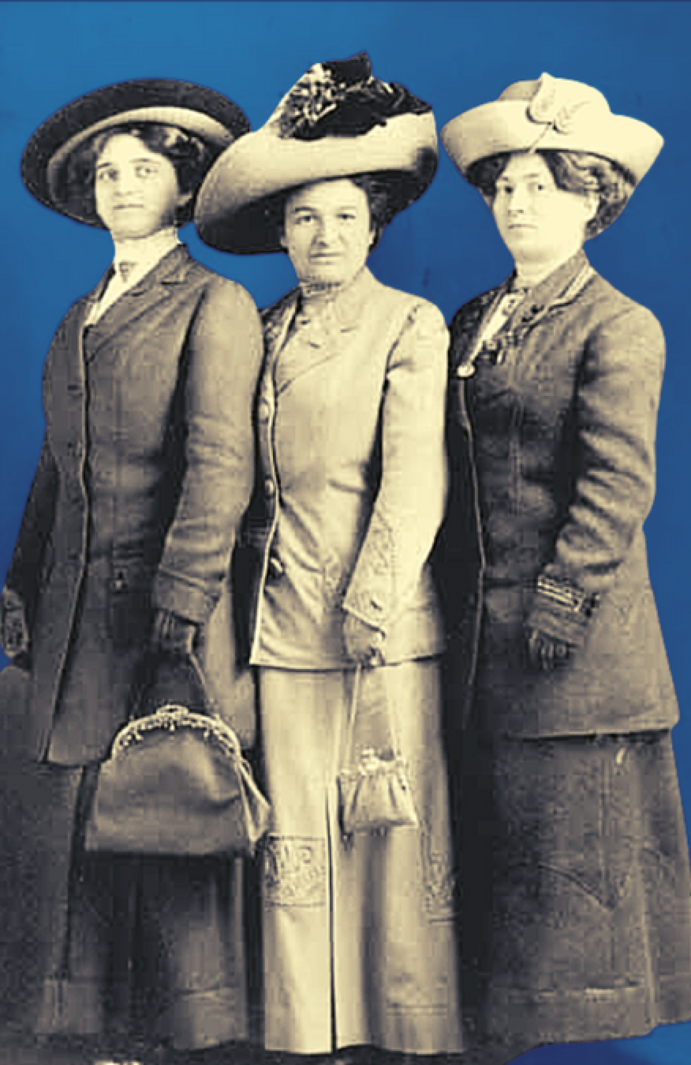 Bertha (Mallon) Bridge, Fannie (Flaks) Bridge and Helen Bridge. Washington State Jewish Archives