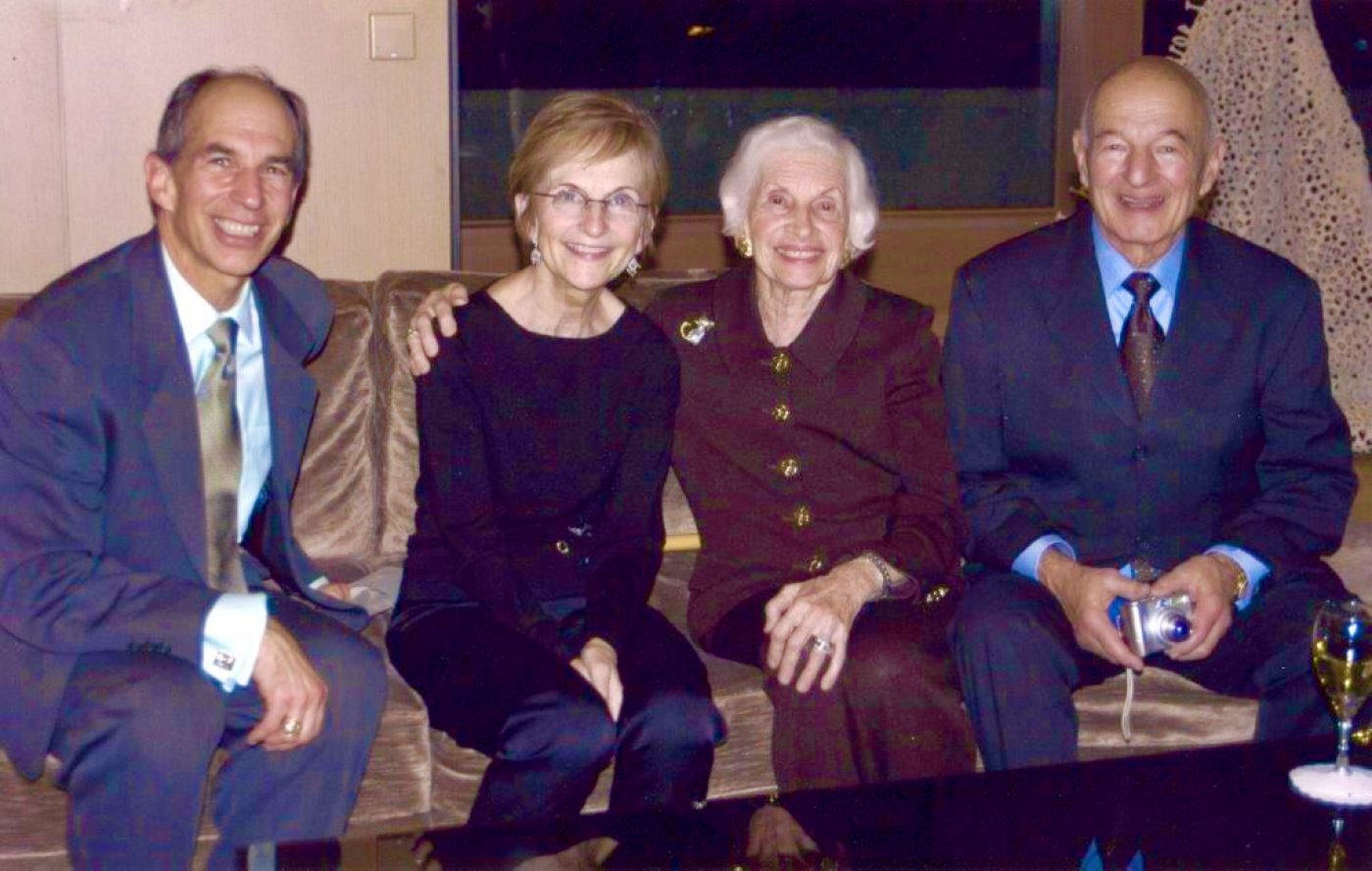 (From left) Jon Bridge, Justice Bobbe Bridge, Shirley Bridge, and Herb Bridge. Image Courtesy Bridge family.