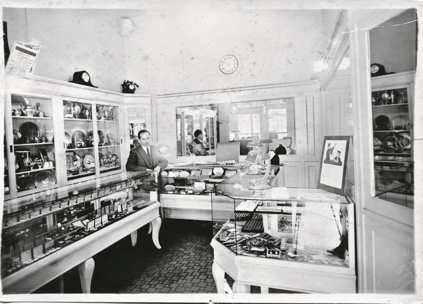 Sam Silverman in Ben Bridge Jeweler. 