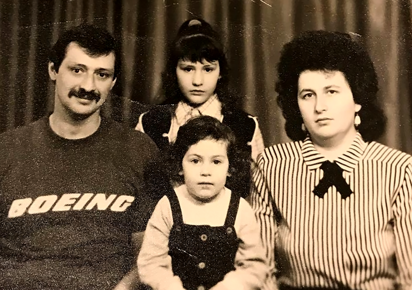 Zoya's family before leaving Belarus in mid to late1980's.