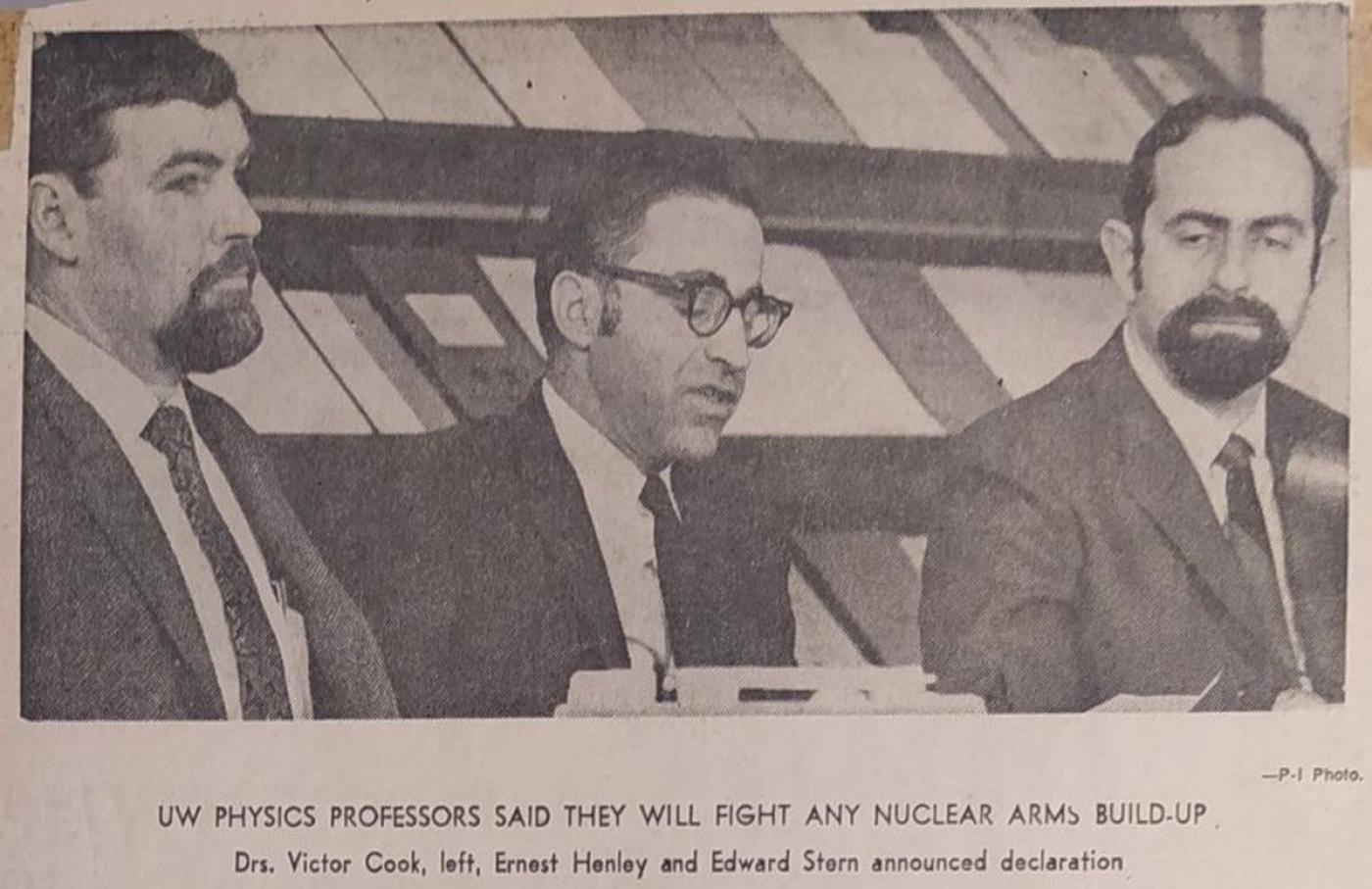 Newspaper clipping from The Seattle P-I, 1968