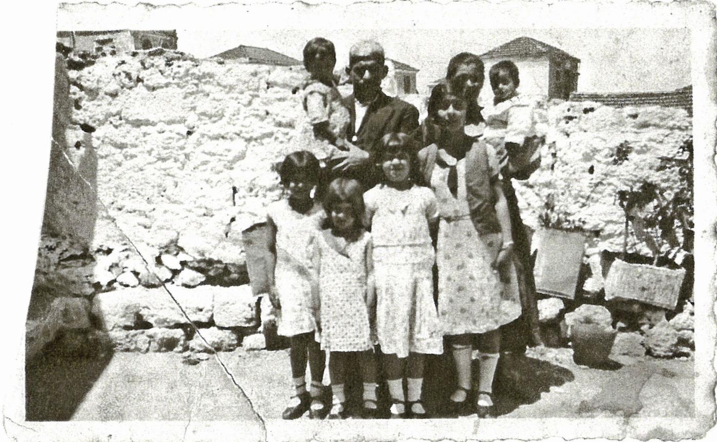 Stella's family in Rhodes. Stella is second from the left - Holocaust Center of Humanity