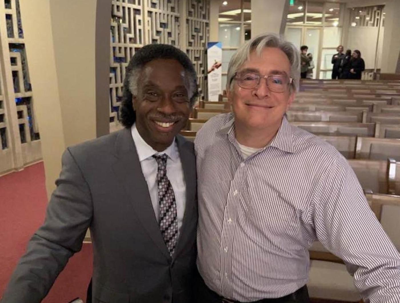 Pastor Carey Anderson and Rabbi Daniel Weiner