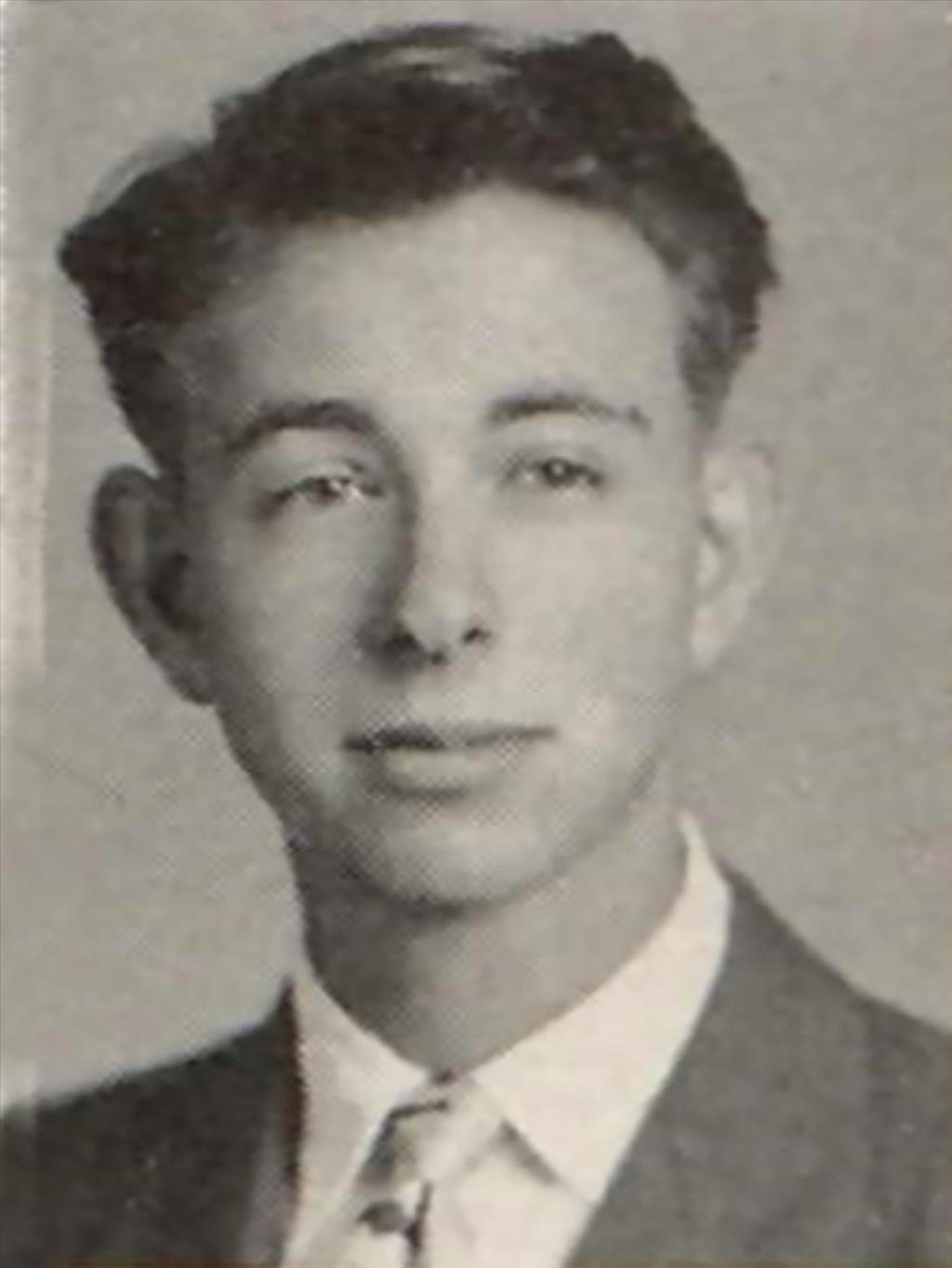 Syd Abrams, Garfield High School, Seattle, 1945  Courtesy Seattle Public Schools