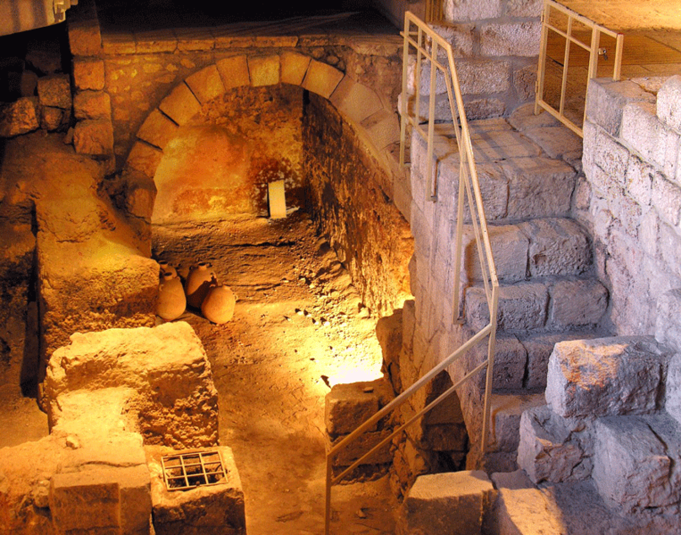 Herodian Quarter Wohl Museum in the Jewish quarter of the Old City Jerusalem