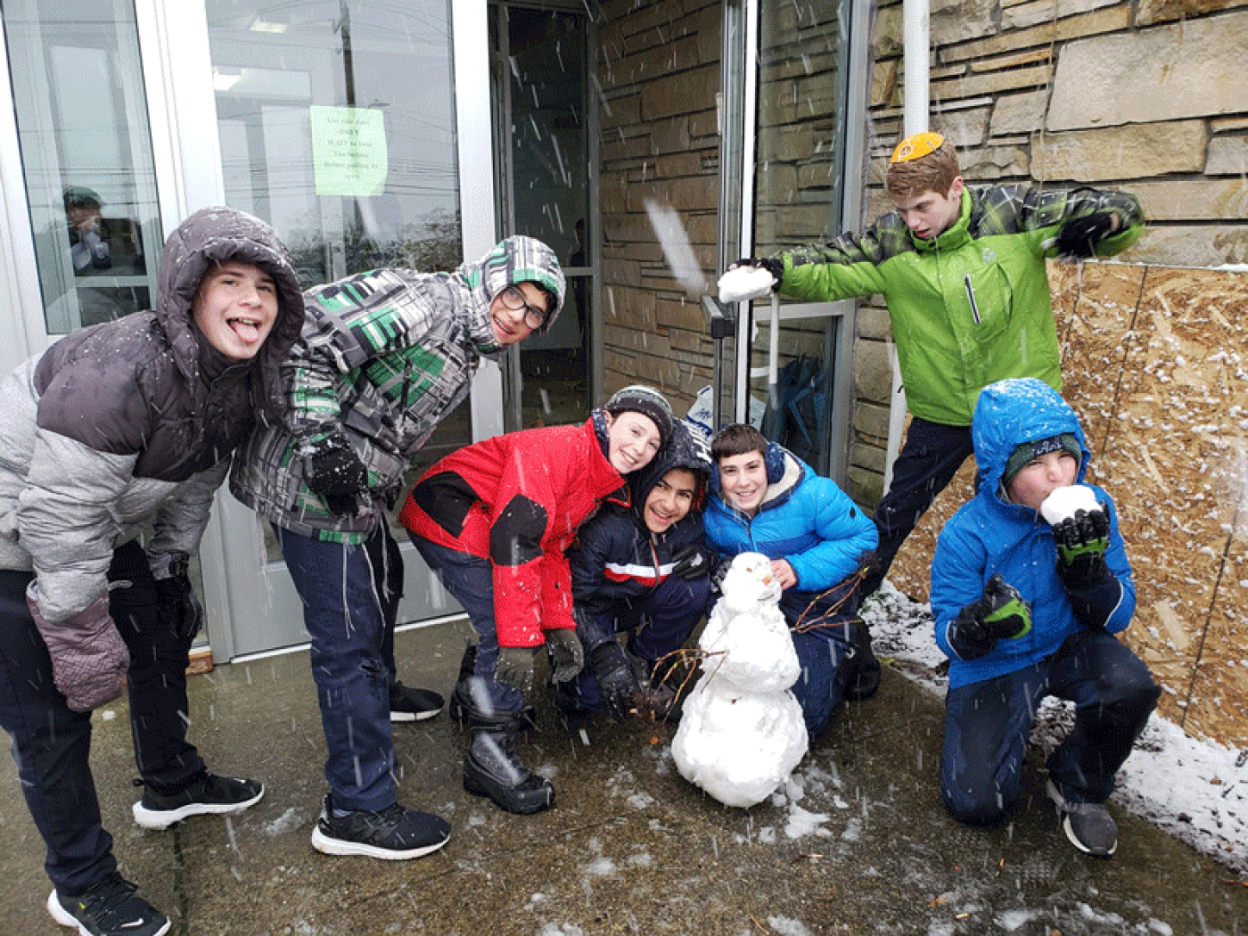 Torah Day School students are having winter fun