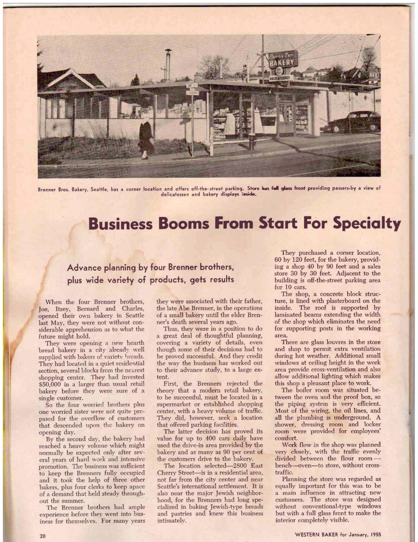 Brenner Brothers Article