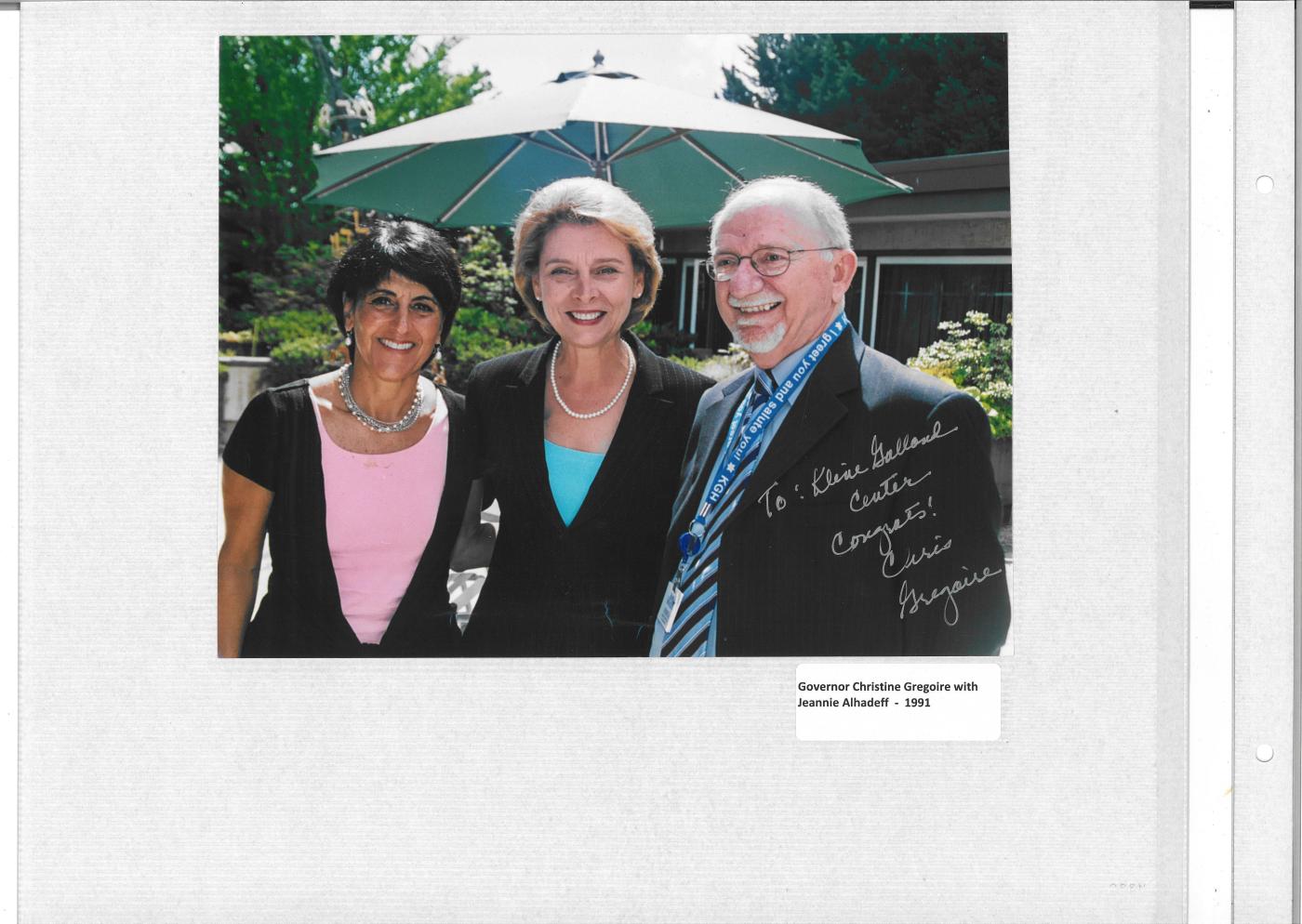 Gortler with Governor Gregoire