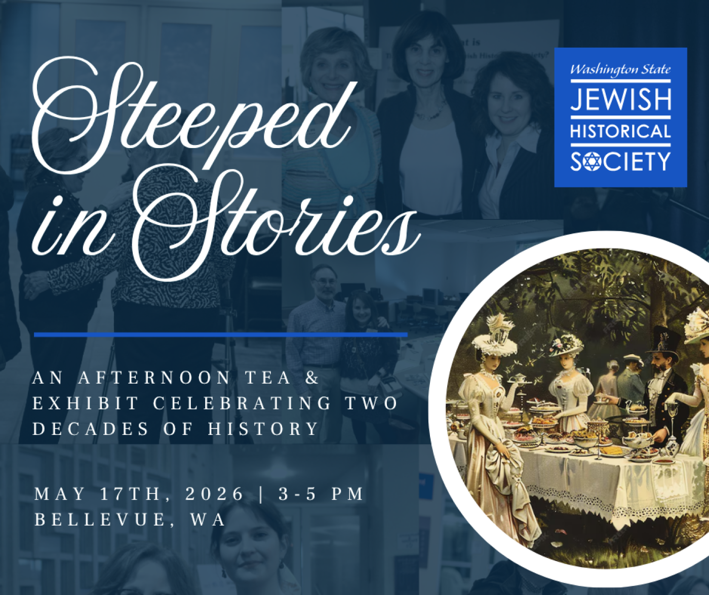 Steeped in Stories event graphic