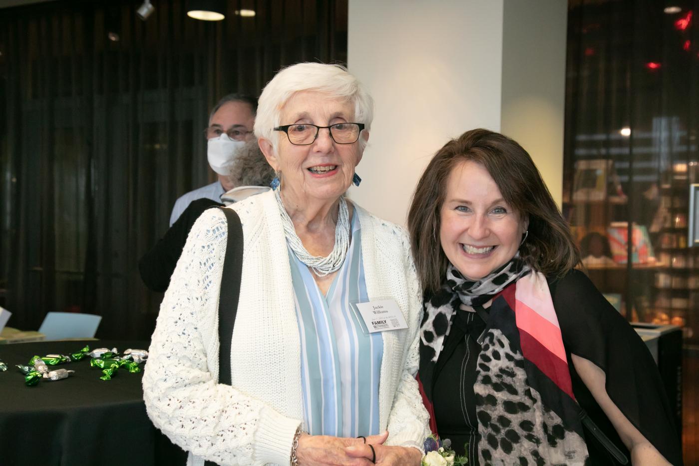 Jackie Williams and Lisa Kranseler