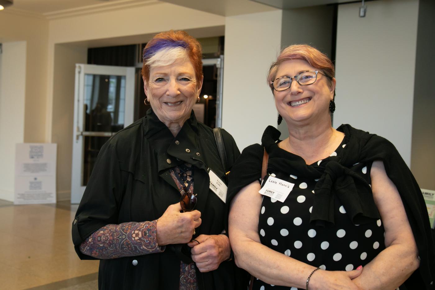 Lynn Jaffe and Leslie Francis