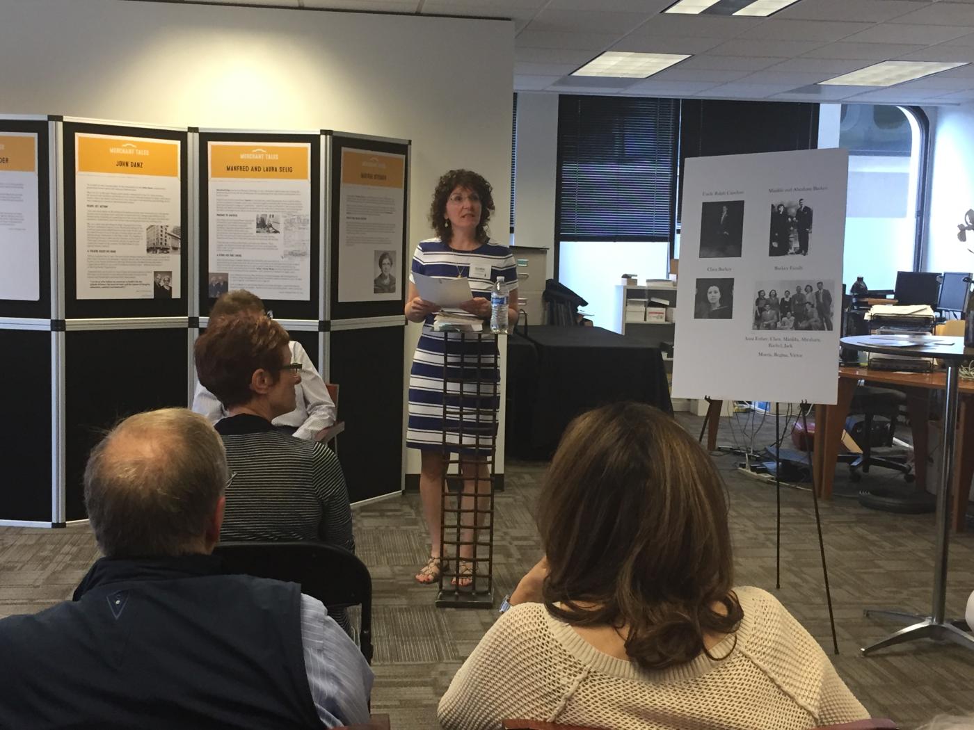 Cynthia Flash Hemphill speaks about her book A Hug from Afar at WSJHS History Happy Hour