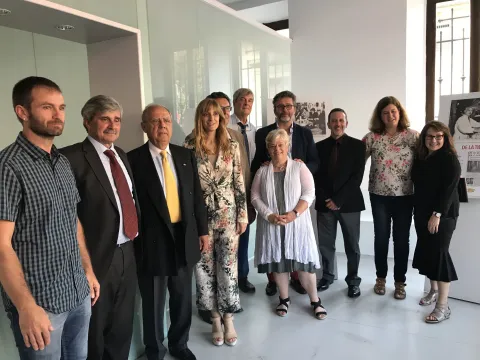 Shalom! Sefarad exhibit opening: Dignitaries and VIP guests.