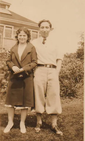 Billy and Mary courting 1930