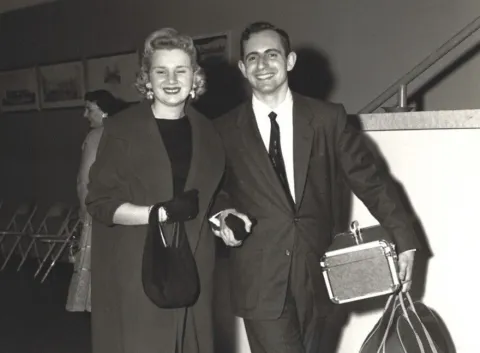 Ed and Sylvia in the mid-1950s
