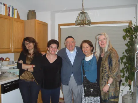 Esther Bendahan (far left) Ike and Elisa (middle) and Maureen Jackson (right), 2012. Image courtesy Ike Azose.